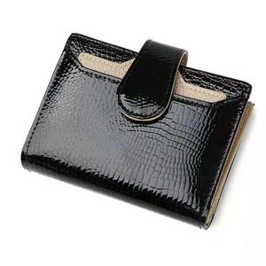 Echte koeienleer vrouwen Designer Wallets Lady Short Style Fashion Casual Zero Portes No71