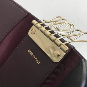 Haute qualité en cuir véritable porte-clés femmes porte-clés organisateur pochette vache fendu portefeuille femme de ménage porte-clés Mini sac de carte 2023 AA