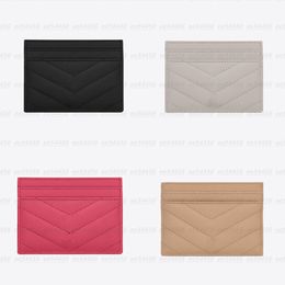 Portefeuille porte-cartes en cuir véritable de haute qualité Hommes Femmes Titulaires Luxurys designer fashion Coin Ball pattern Lambskin Mini Wallets Key Pocket Fente intérieure