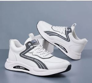 Hoge kwaliteit echt leer sport en vrije tijd trendy Terug 1s Wit Vliegend Weven Chao Schoen Hall Weven Sport Lente Zomer Mesh Casual Schoenen Ademend Met doos