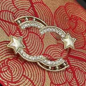 Cadeaux de haute qualité Brooches de diamant Pearl Brooch Brooch Brand Letter LETTRES