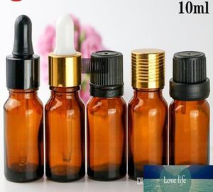 Hoge kwaliteit glazen pipetflessen 10 ml amber etherische olie parfumpipetflesjes voor huidverzorging cosmetica lotionproducten7815349