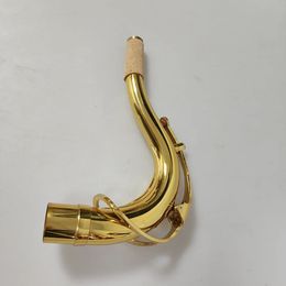 Hoge Kwaliteit Vergulde Wind Instrument Accessoires Tenor Saxofoon Bocht Hals 2.78 cm Diameter Goud Messing Saxofoon Hals