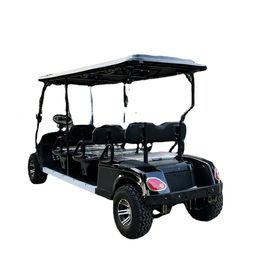 Vigue de golf de haute qualité Pure Electric Out-Road Vehicle 2-4 sièges Chariot de golf All-Terrain Beach Patrol Car Go-Kart Sinseeing Car Tourring Car