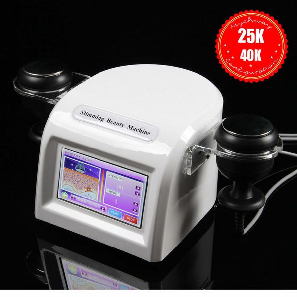 Haute qualité bons effets 2 en 1 cavitation amincissant la peau de perte de poids ultrasonique machine serrer l'équipement de beauté pour un usage domestique et salon