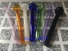 haute qualité Grand pas cher Verre Brûleur À Huile Tube Verre Pipe Huile Nail Verre Pipe À Huile 10 cm fumer des conduites d'eau livraison gratuite