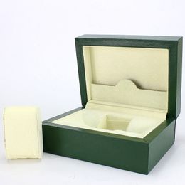 Groene doos van hoge kwaliteit Green Doos Lederen verpakkingen Kijkend omklaapjes houten sieraden verpakking 01