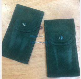 Hoge kwaliteit groene horlogedoek reistas opvangzak 70 mm x 130 mm voor Pepsi Perpetual 116610 126710 326235 116681 Horloges Hand256d