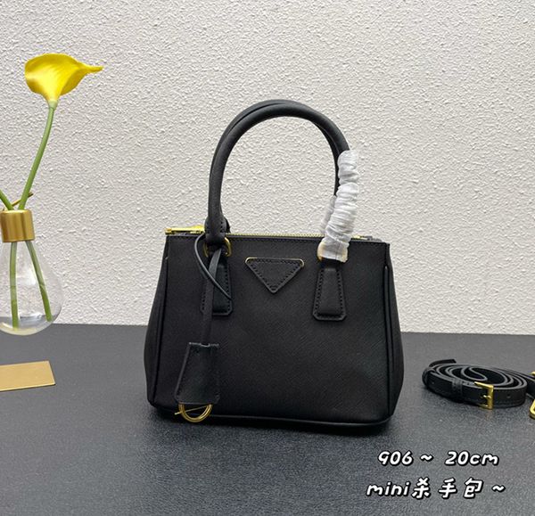 Bolso de alta calidad Bolso asesino de diseñador de lujo Bolso de mano clásico Bolso bandolera con logo de letra de cuero Bolso bandolera de gran capacidad con dos cremalleras Bolsos de mujer