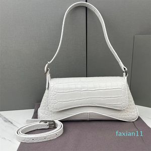 Bolso de alta calidad Bolso Hobo de lujo para mujer Mini monederos Hacer etiqueta de plata vieja concha de cocodrilo en relieve Crossbody Diseñador Mujer Bolso Bolsos de hombro