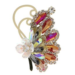 Broche de mariposa de diamantes de imitación hecho a mano de alta calidad, accesorios de ropa de moda, broches exquisitos para mujer