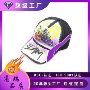 Chapeau de Baseball de sport rigide de haute qualité, chapeau de Protection solaire imprimé de haute qualité pour course F1