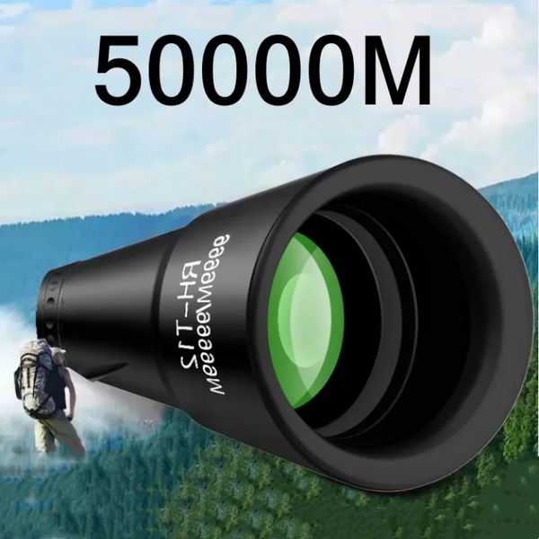 Télescope monoculaire puissant HD de haute qualité, jumelles portables, longue portée, chasse, Camping avec Clip de téléphone 240104