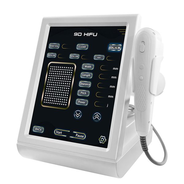 Máquina Hifu liposónica corporal Hifu 9d de alta calidad, Mini máquina profesional Hifu para uso doméstico, estiramiento de la piel