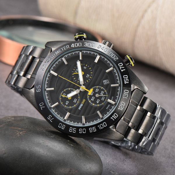 Relojes de diseño de hombres de alta calidad Menores de cuarzo de lujo Reloj Fashion Steel Sool Strap Strip Watch Ti0956