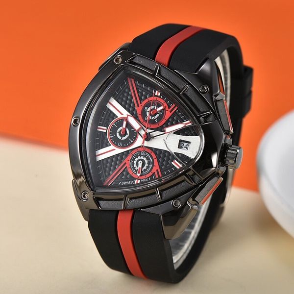 Designer de montres à hommes de haute qualité de haute qualité Watch Watch Watch Watch Fashion Rubber Bands Watch CH18876