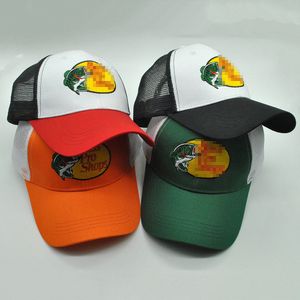 Chapeau en filet pour conducteur de camion haut de gamme de haute qualité, chapeau en langue de canard de pêche, chapeau pare-soleil, casquette de baseball solide