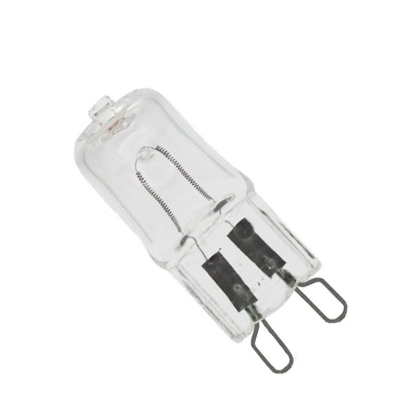 Ampoule halogène G9 25w/40w/50w 110V/220V 2700K, blanc chaud pour applique murale en verre transparent, chacune avec une boîte intérieure