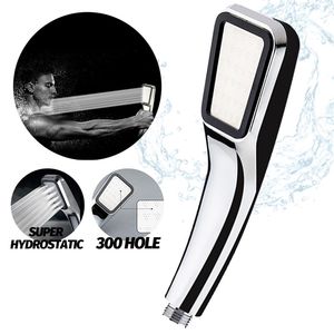 Hoge kwaliteit hogedruk waterbesparende douchekop 300 gaten handheld douchemondstuk voor badkamer douchekop spray accessoire 200925