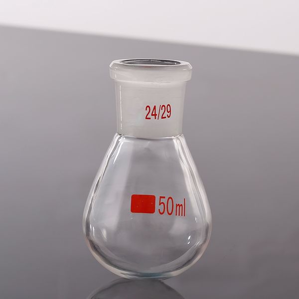 Fournitures de laboratoire haute transparence, flacon en forme d'aubergine, bouchon standard, verre épaissi, 150/250/500/1000 ml