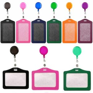 High Quality Horizontal of Vertical Card sleeve Credit Badge Holder lanyards nurse name tag Accessories id card holder