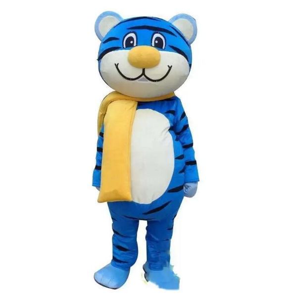 Costume de mascotte adulte de tigre chaud de haute qualité pour le déguisement de fête de festival