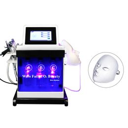 Hoge kwaliteit Hydro Oxygen Facial Machine met Led PDT Mask Diamond Microdermabrasion Facial Small Bubbles Machine