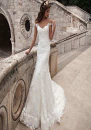 Veilleur de mariée à manche de coiffure de haute qualité Robe de mariée romantique corset robe nuptiale vestide sur mesure Vestidos de Novia WI3870605
