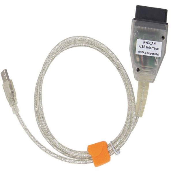 Interface de diagnostic USB de haute qualité INPA K CAN K DCAN pour câble BMW INPA OBD2 Ediabas INPA FT232RL professionnel pour BMW Cars236p