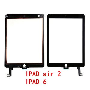 Haute qualité ipad air 2 écran tactile panneau de verre numériseur avec boutons colle adhésive assemblée pour iPad Air 2 ipad 5 6 mini 60 pièces