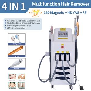 IPL Strong Power OPT Elight Hair Removal Machine Q Switched Nd Yag Laser Tattoo Beauty Machine for Salon