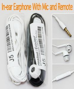 Écouteurs intra-auriculaires J5 de haute qualité, mains 35mm, casque d'écoute avec microphone, pour Samsung Galaxy S7 S6 S56372628