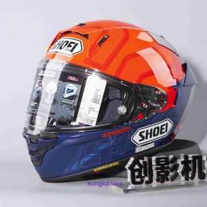 Casque de moto antichute japonais SHOEI X 15 SPR PRO de haute qualité avec protection complète et antibrouillard