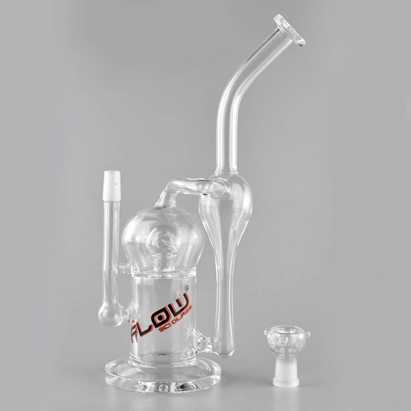 JM Flow Sci 14mm Mâle Joint 11.5 pouces Verre Narguilé Tabac Fumer