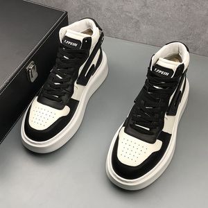 Dress Party Designer Italian Wedding Shoes Vulcanized Lace Up Outdoor Sports Casual Sneakers Round Toe Thick Bottom Business Leisure Walking【code ：L】