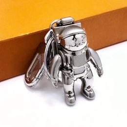 Keychain de alta calidad marca de diseñador de lujo Astronaut Cadena de llave de llave Men Capuletas de automóvil Hebilla Portachias