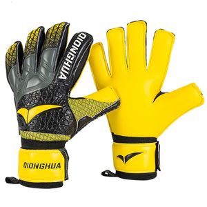 Haute qualité enfants hommes gants de gardien de but épais latex football protection des doigts football gardien gardien kit taille 6 7 8 9 10 240111