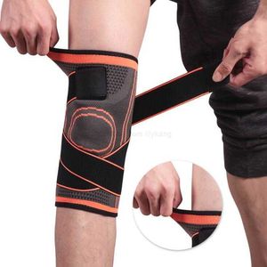 Genouillères de compression en tricot de haute qualité sports de plein air course à pied cyclisme fitness yoga manchon de soutien de jambe élastique bandage respirant protège-jambes