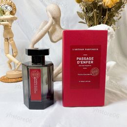 Perfumeur de haute qualité de haute qualité 100 ml parfum Cologne Fragrances pour femmes masculines Passage d'enfer avec une bonne odeur de parfum durable