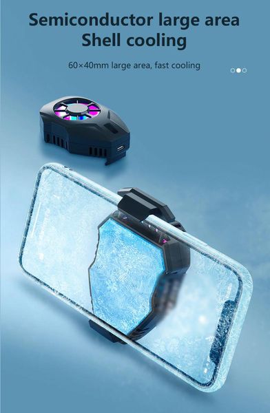 Radiateur de téléphone portable à semi-conducteur L01 de haute qualité refroidisseur de ventilateur support de jeu universel radiateurs de téléphone portable