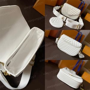 Hoge kwaliteit lederen golfhandtas kruistas dames heren luxe designer mode winkelen portemonnee cameratassen Card Walle2656