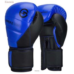 Gants de boxe résistants au cuir de haute qualité pour l'entraînement en cuir Gants de combat protecteurs épaissis 685