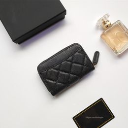 Porte-cartes portefeuille femme en cuir de haute qualité avec boîte de luxe designer mode livraison gratuite