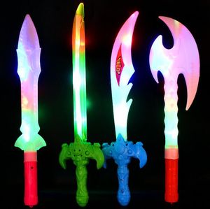 Baguettes d'épée LED de haute qualité, jouets lumineux, bâtons clignotants, conception de fête, fourniture de boîte de nuit, accessoires cadeaux d'anniversaire pour enfants