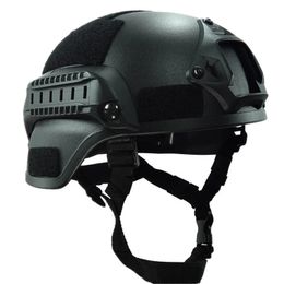 Casco rápido ligero de alta calidad MICH2000 Airsoft MH táctico al aire libre Bola de dolor táctico CS SWAT equipo de protección para montar