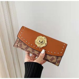 Haute qualité serrure femmes designer portefeuilles dame mode décontracté zéro carte sacs à main femme longue style embrayages no1043387