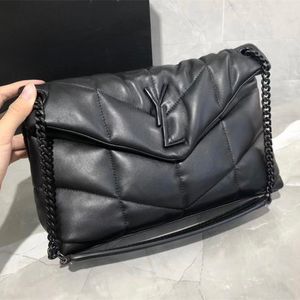 hoge kwaliteit loulou puffer ontwerpers tas heren klassieke tote schapenleer schoudertas tassen dames luxe mode handtas portemonnees cross body clutch envelop tassen