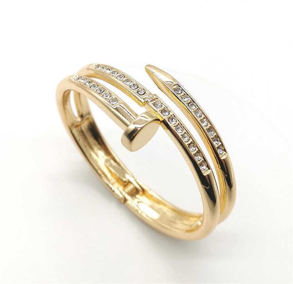 Bracelet de haute qualité de luxe de luxe en alliage 18k tanguage à or or Bracelet de marque de marque de marque
