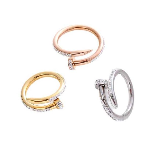 Brangles de luxe de haute qualité Fine bijoux zircon en acier inoxydable Bonnes Bings de bracelet plaqué or d'or