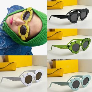 Hoge kwaliteit luxe merk zonnebril dames en heren met gepolariseerde UV400 lenzen vintage bril modieuze zonnebril met doos origineel leer LW40088U
